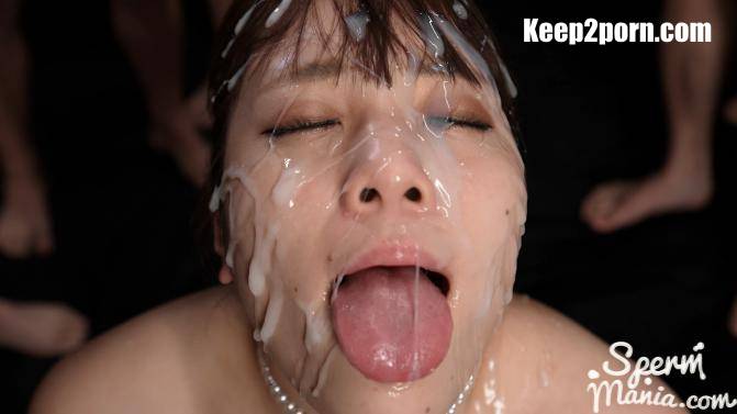 Aya Komatsu - Aya Komatsu's Sticky Bukkake Facial [SpermMania / FullHD 1080p]