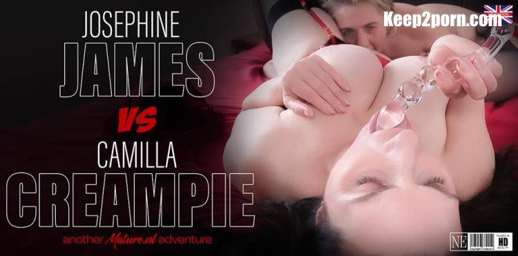 Camilla Creampie (EU) (46), Josephine James (EU) (51) - Big tit MILFs Camilla Creampie and Josephine James have a lesbian affair and things got wet! [Mature.nl / FullHD 1080p]